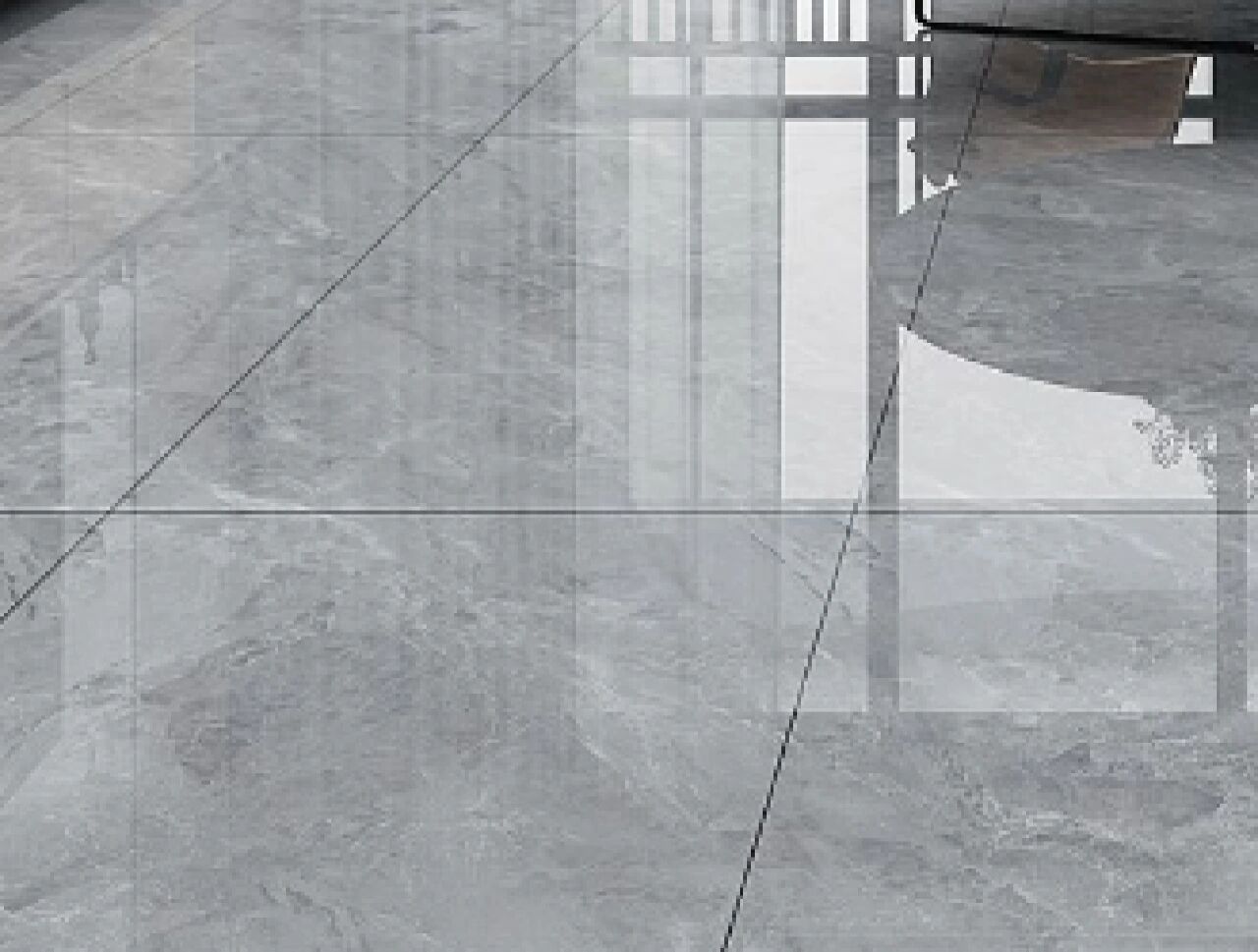 灰色的地砖配什么颜色的门