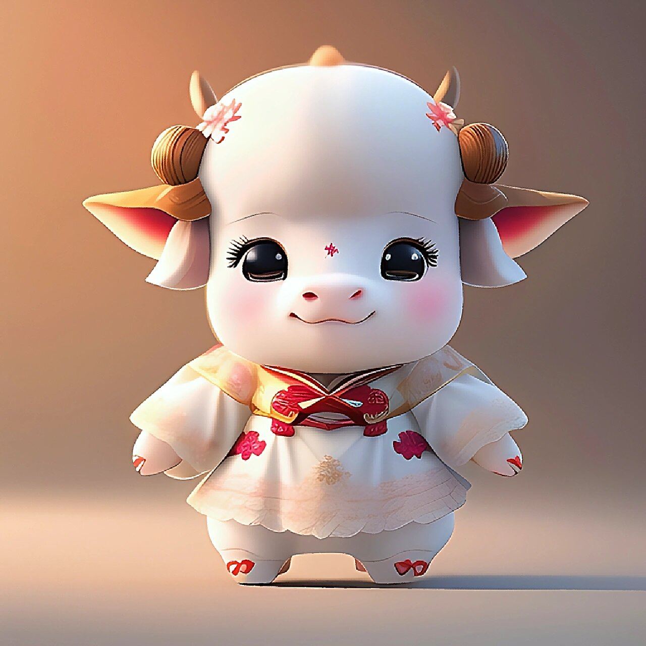 可爱俏皮的小牛宝宝头像!