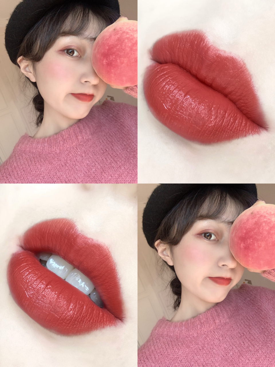 兰芝专柜新入手的新品唇釉—红小管 #09:rose prism神仙蜜桃色 近期独