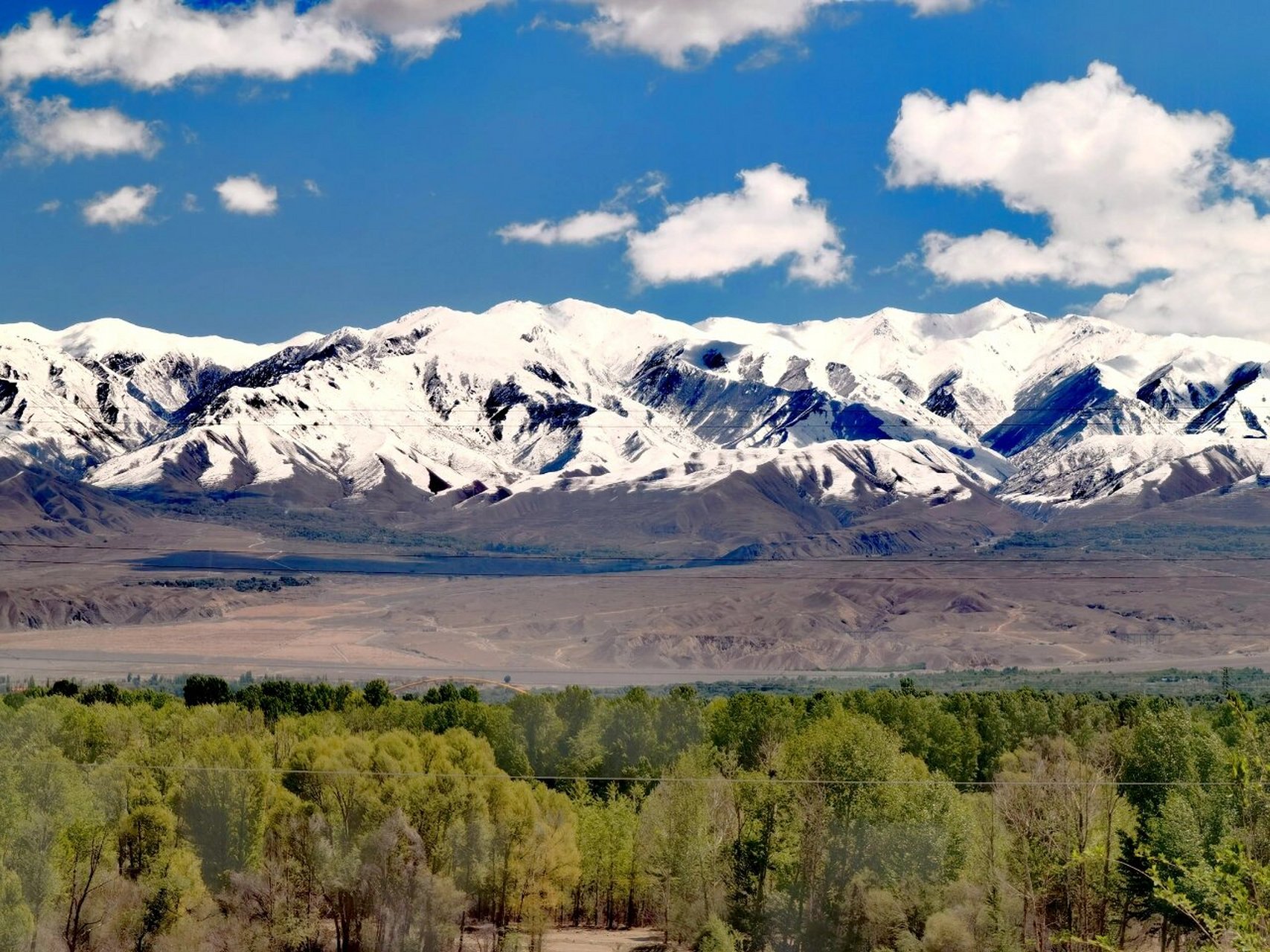 贵德 黄河 雪山 雪后的贵德美景