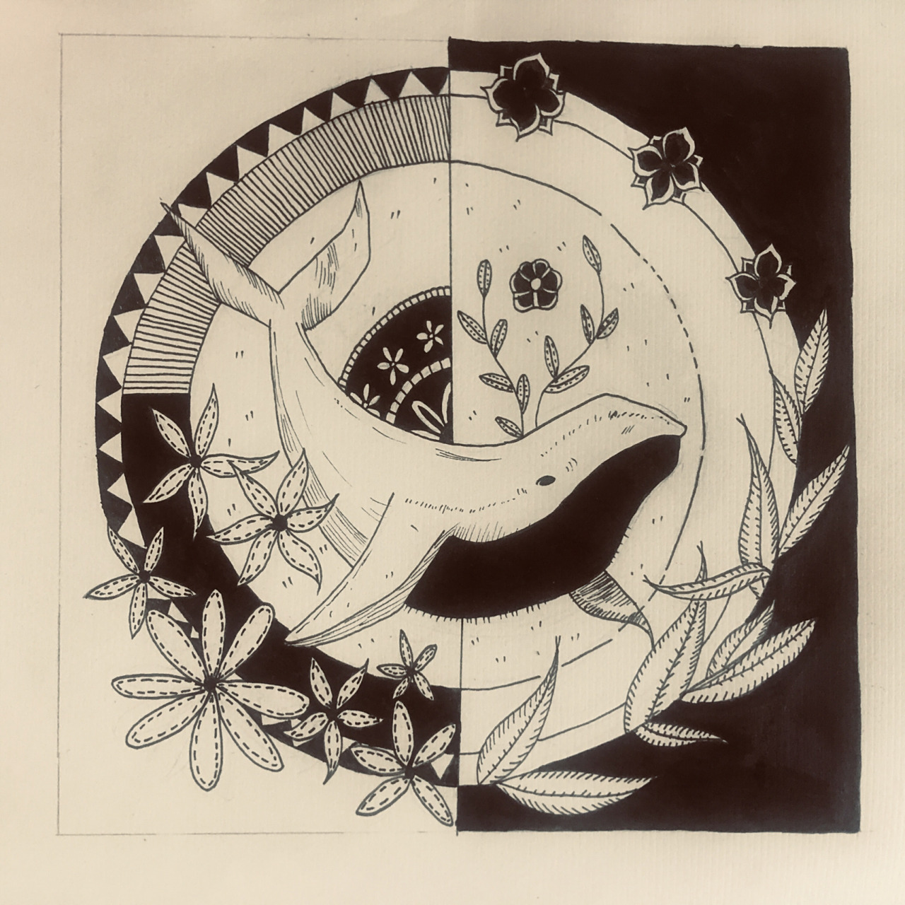 平面构成作业-对比与调和 临摹了一个作品, 最近马上要四级了, 紧张