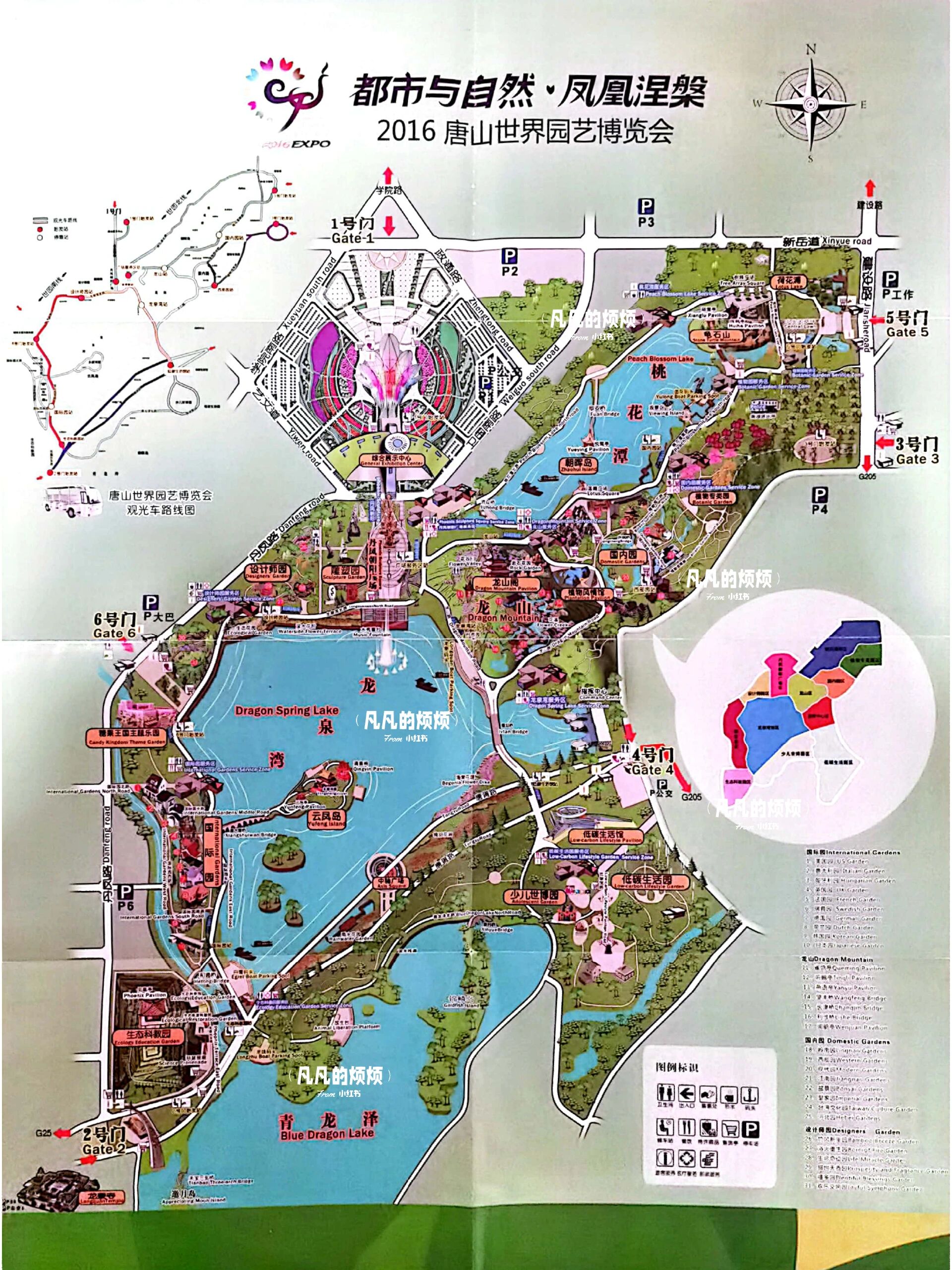 唐山南湖地图