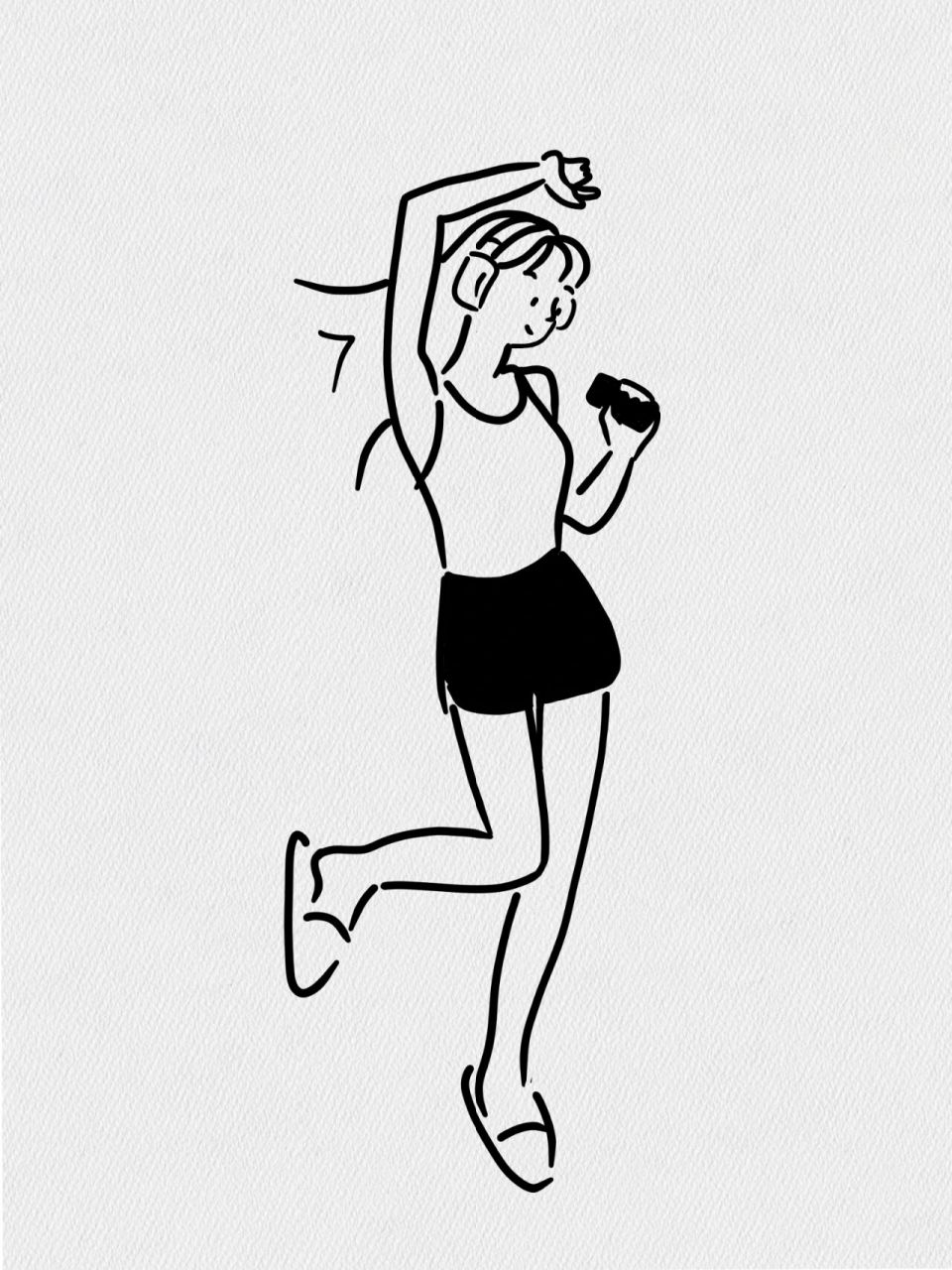 ins风极简人物黑白简笔画合集(一) 整理了一下近期的图,需要过程图的