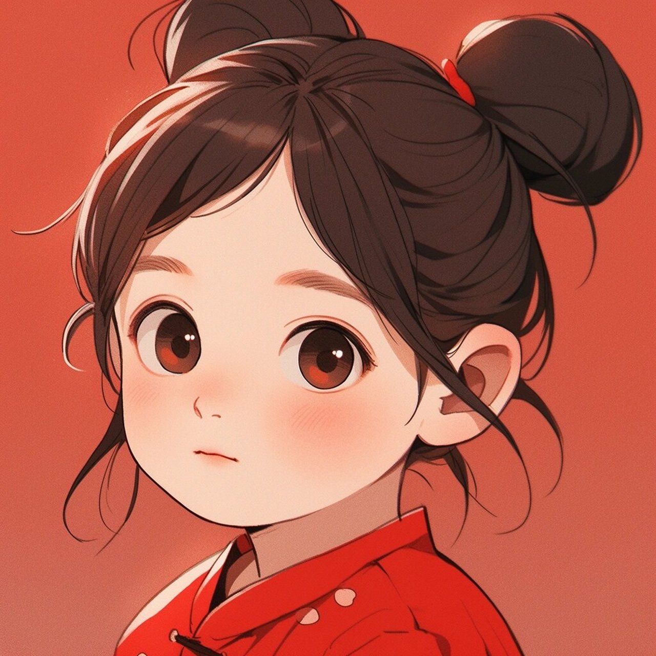 头像|喜庆满满红红火火的2024新年头像 #温柔女头# #可爱女头# #头像