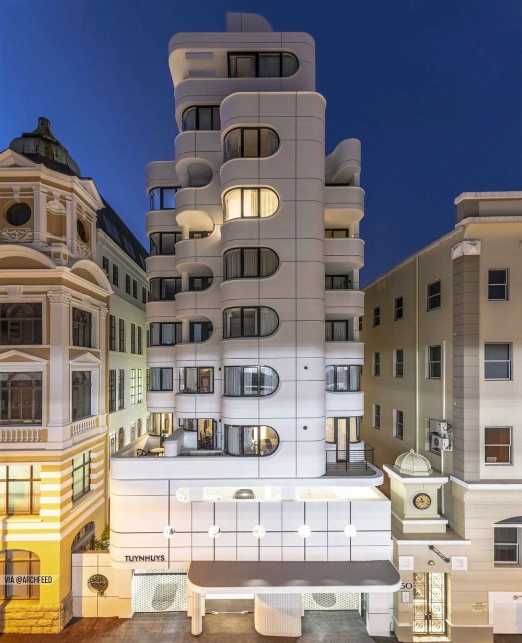 这是我看过的最漂亮的一个住宅楼! 地址:南非9196 cape town