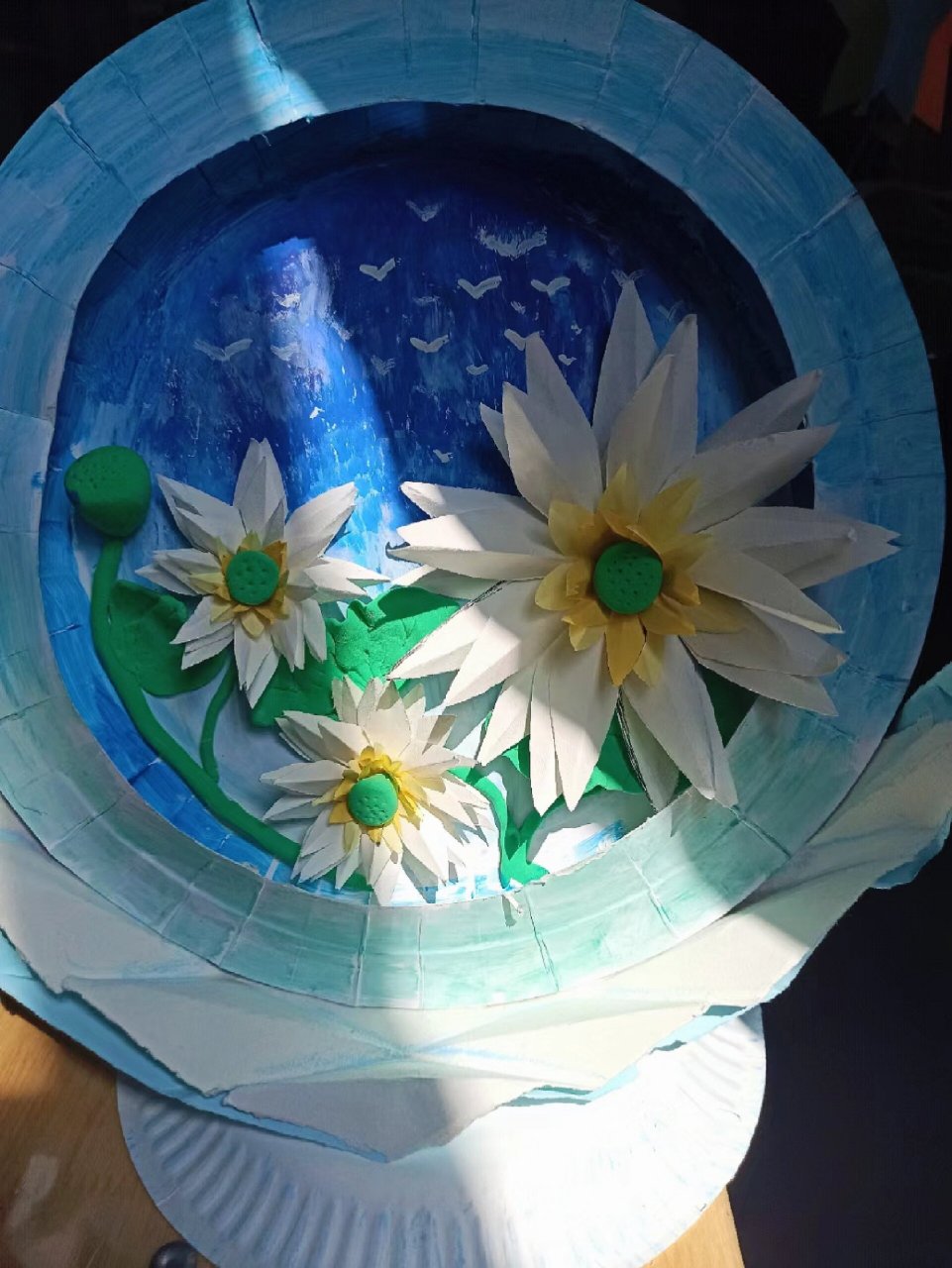 手工圆盘作品 夏日来临清凉透气的圆盘手工