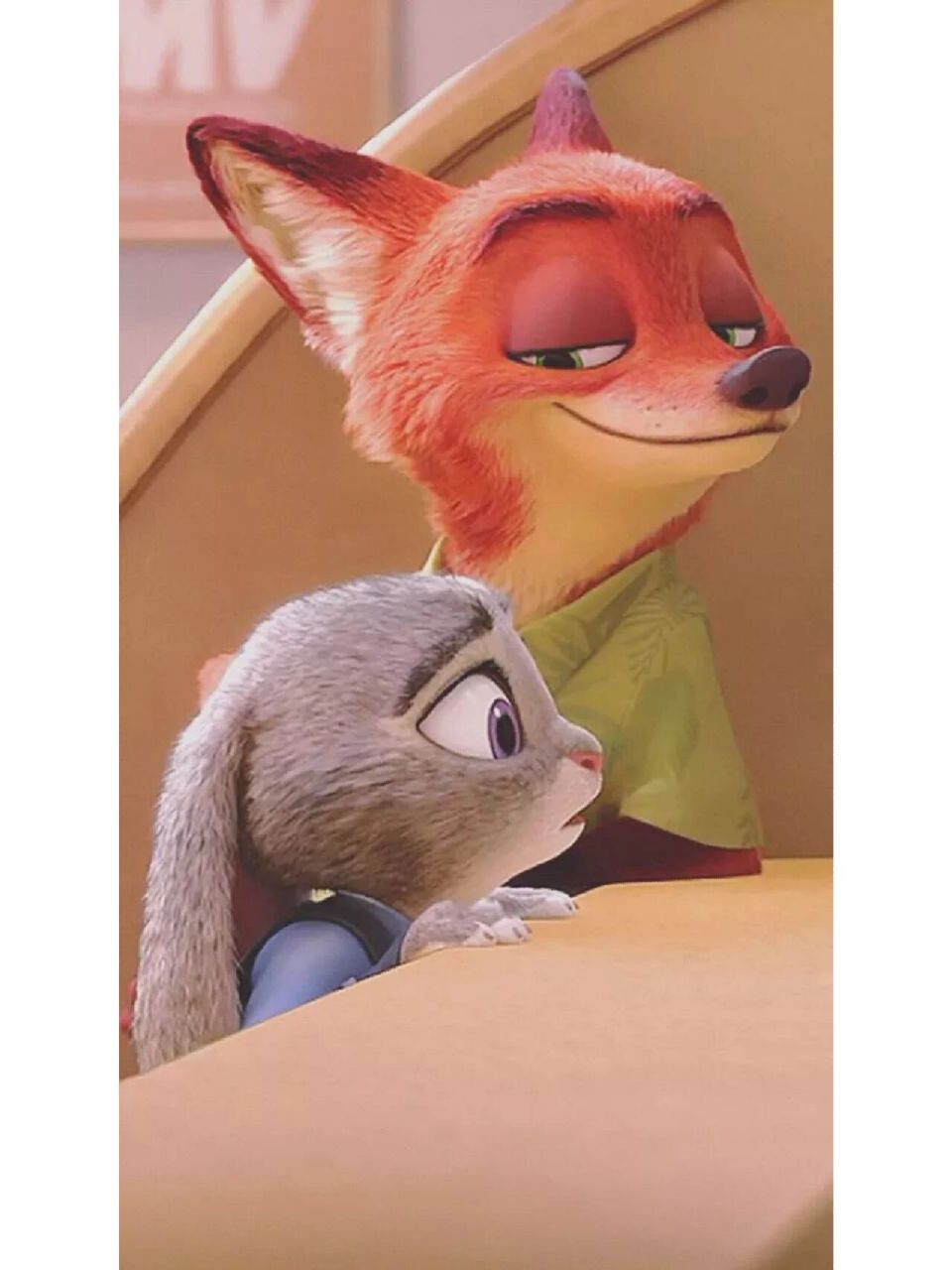 这段时间又重温了疯狂动物城,依然是被尼克和朱迪圈粉的一天狐狸和