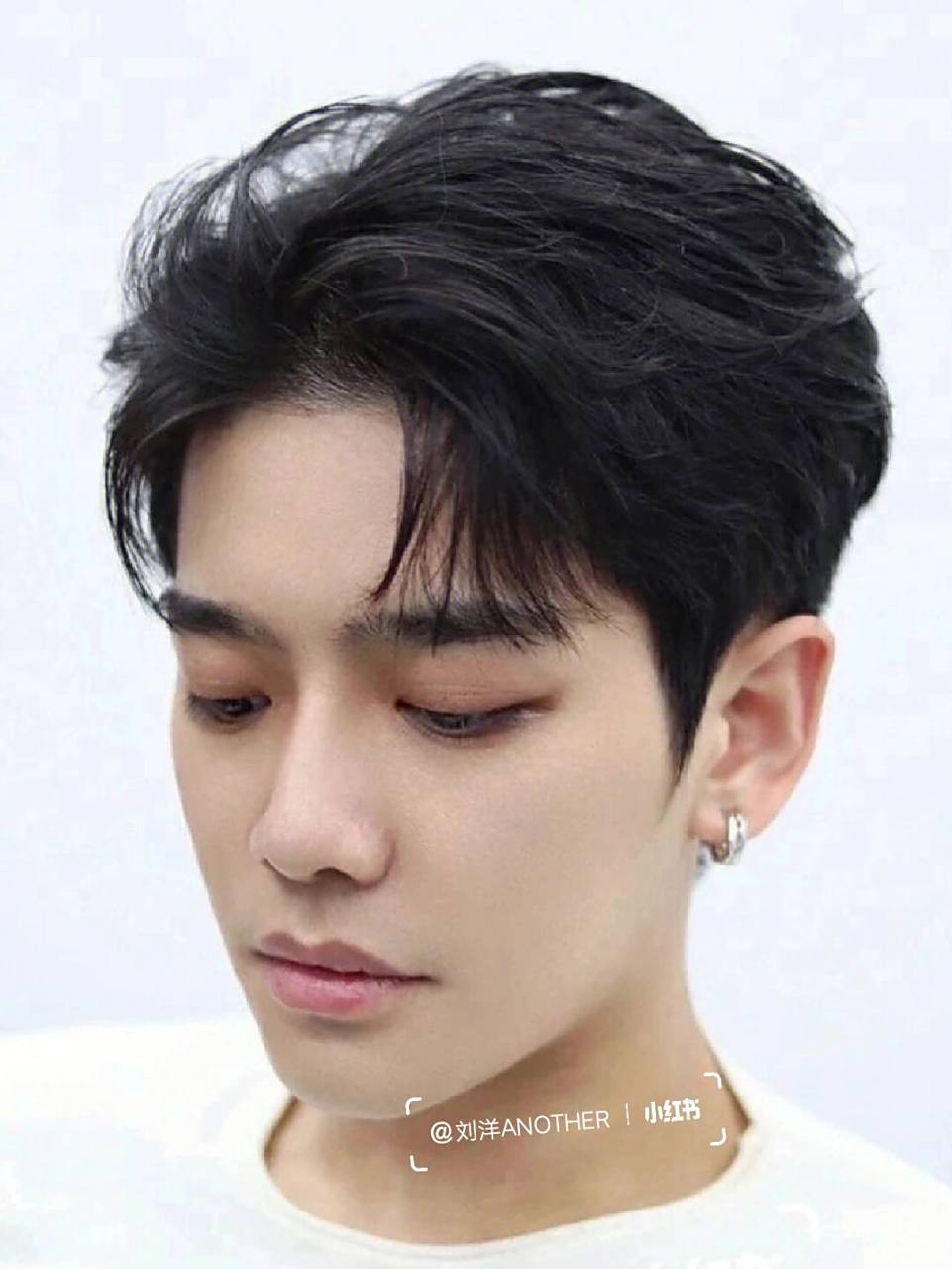 韩系三七分男士发型推荐  #韩式气垫烫!