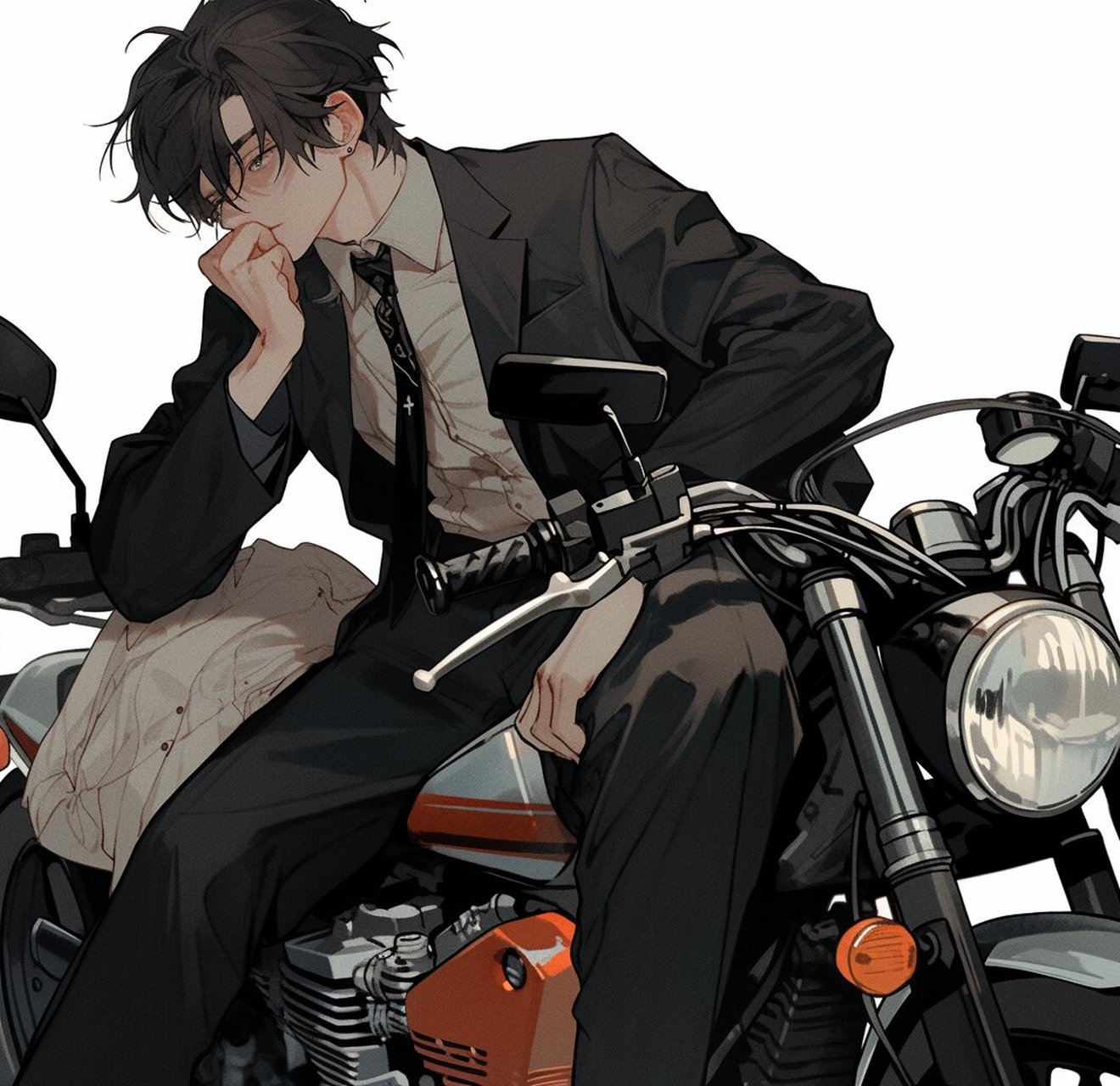 【男生头像】硬核西装暴徒系列三 西装暴徒,这个词汇常用来形容那些