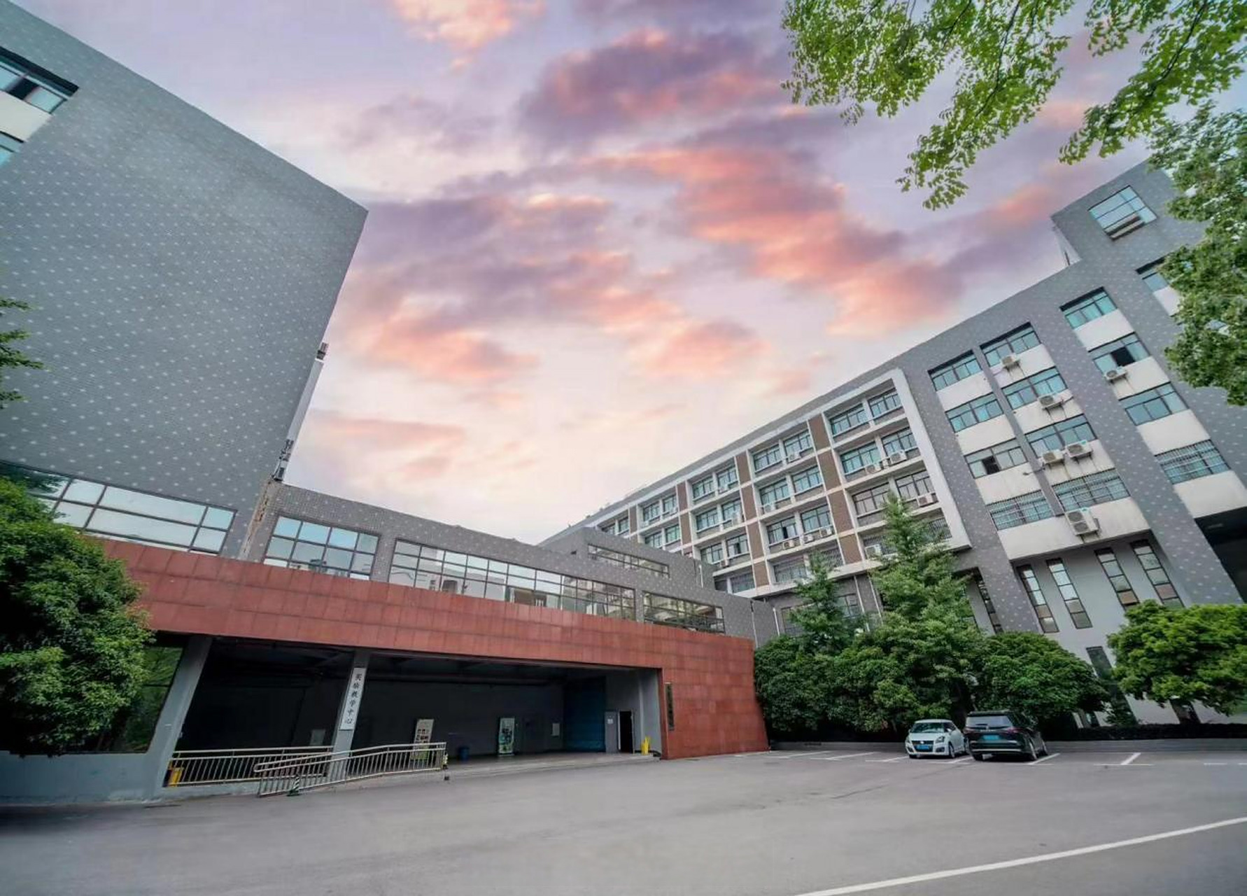 武汉传媒学院# #武传一角# 希望青春如火烧云般热烈燃烧,像花朵一样