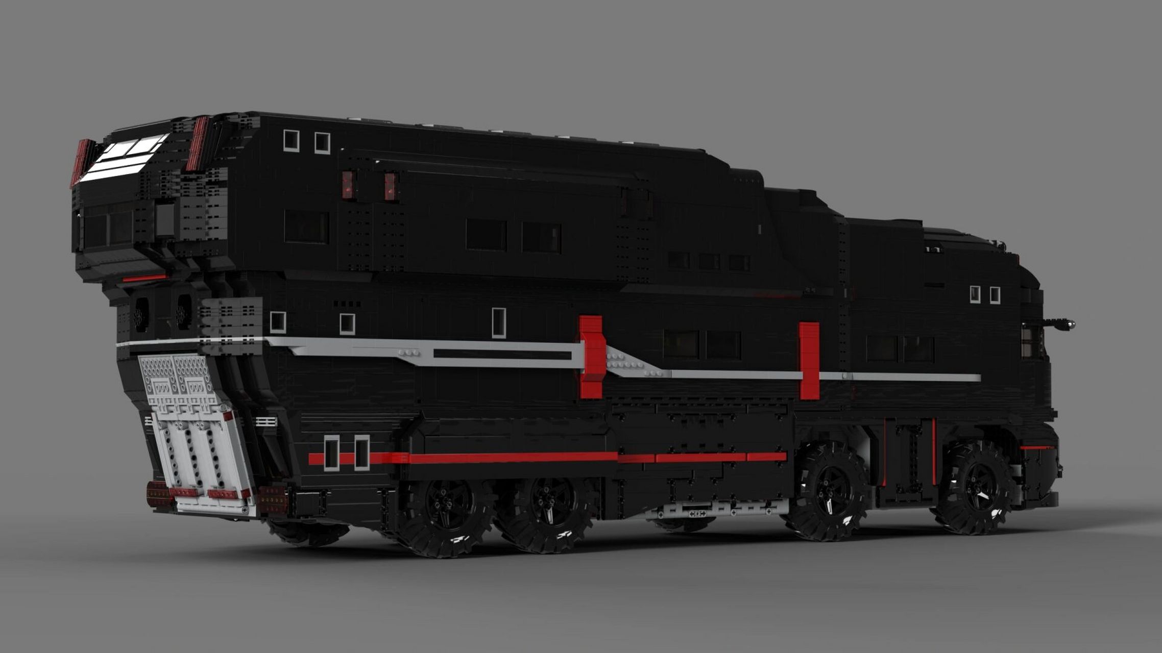 主题是末日生存向的作战移动堡垒,历时3个月,磨蹭好久终于做完了!