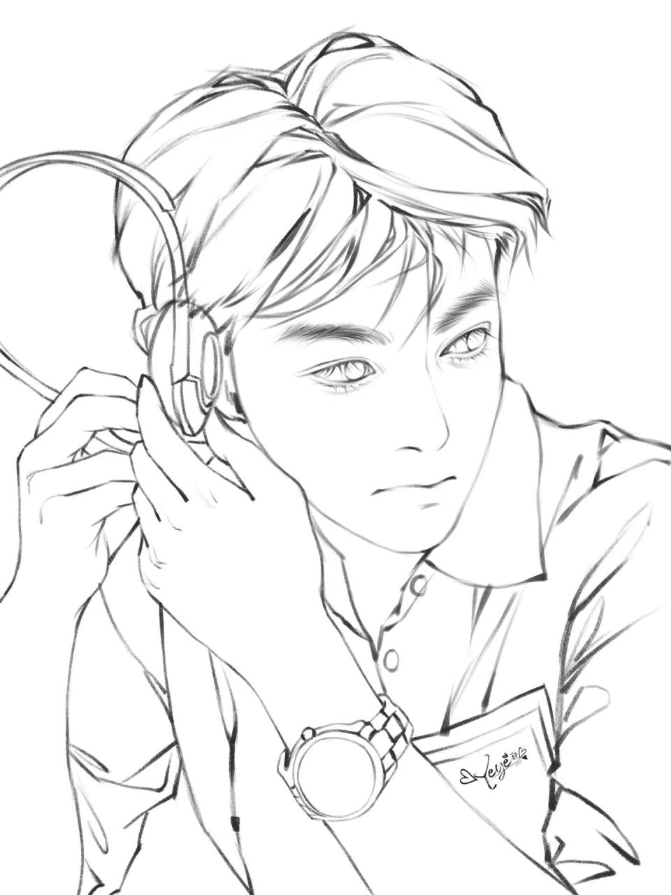 上色🎨男生头像 阳光☀️大男孩