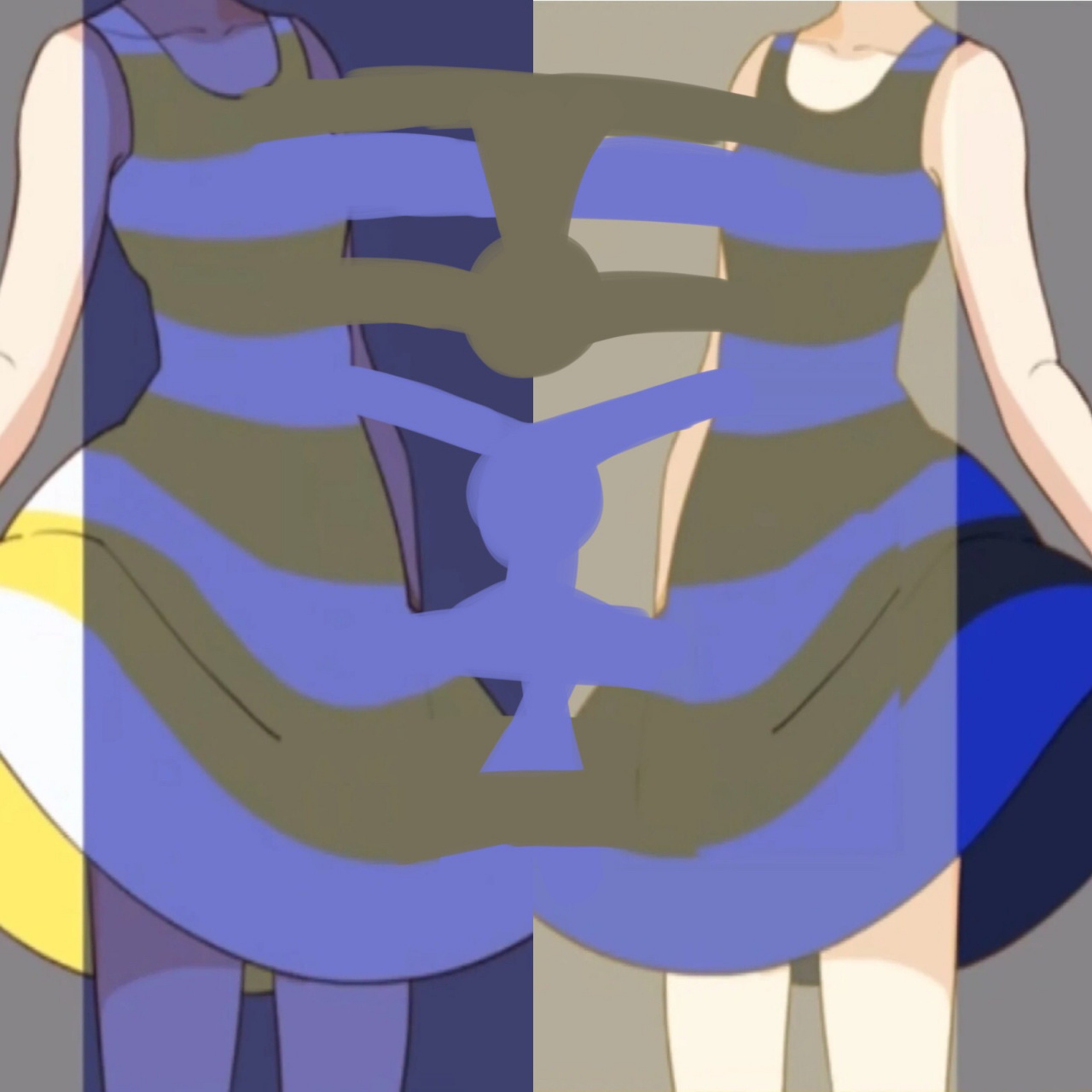 白金蓝黑裙子 我就不信这样你们还看不出来其实都是正确的哈哈哈哈哈