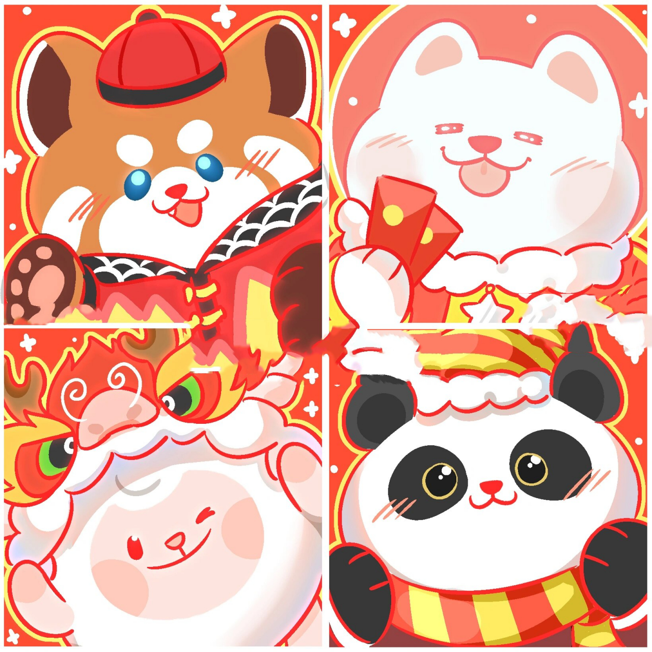 【头像】蛋仔新春系列 新年到,穿新衣,戴新帽!