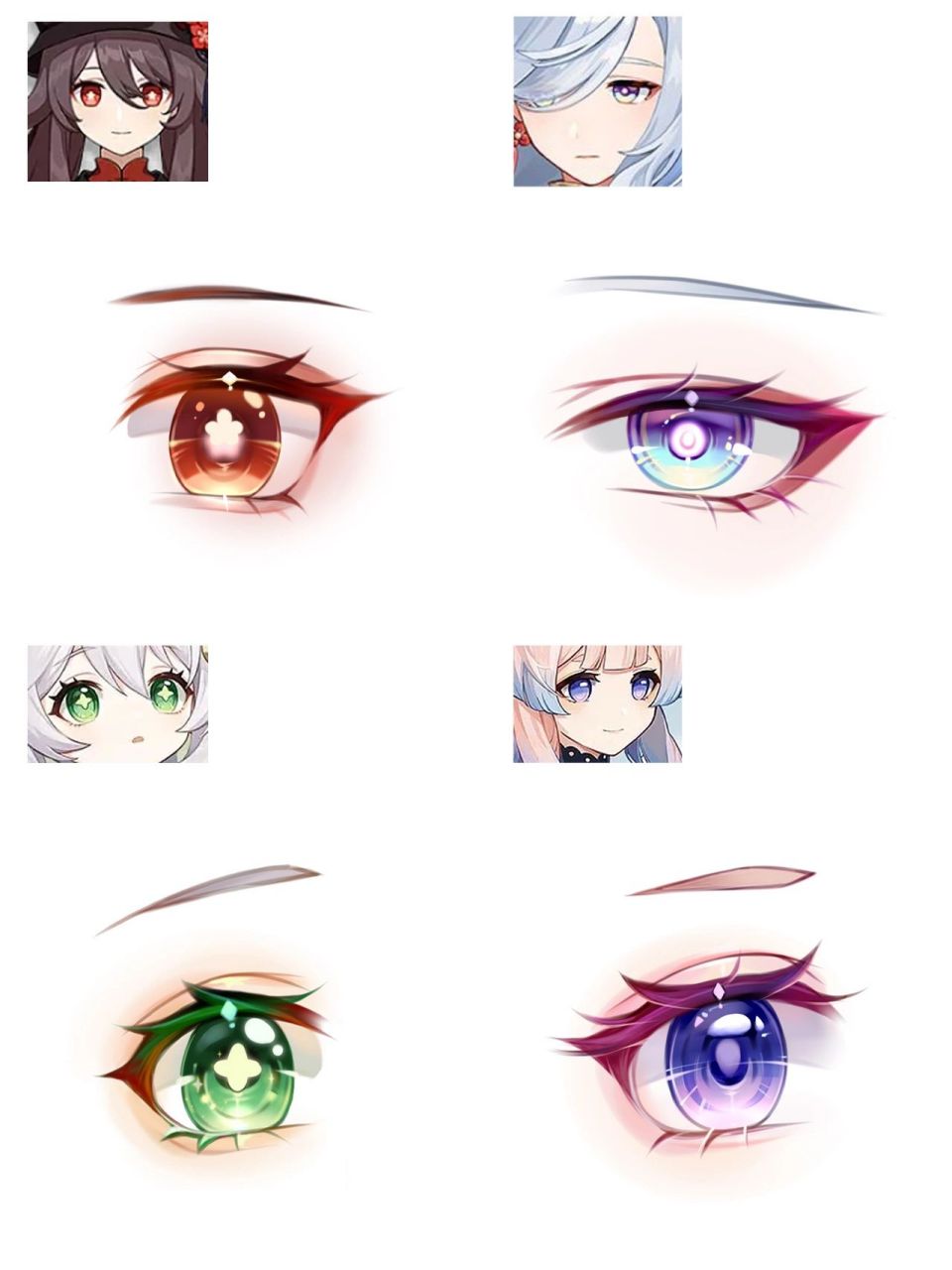 超详细二次元眼睛画法99 我不允许我的宝子还不会画眼睛! 冲!