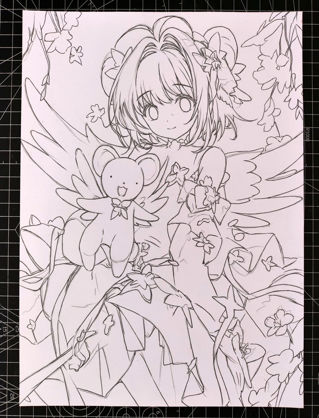 画一个小樱 #临摹