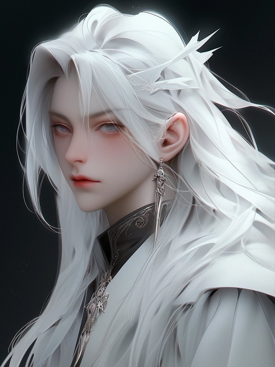 【aigc】君临天下 气贯长虹,古风头像壁纸 抬头望向天,发现天很蓝