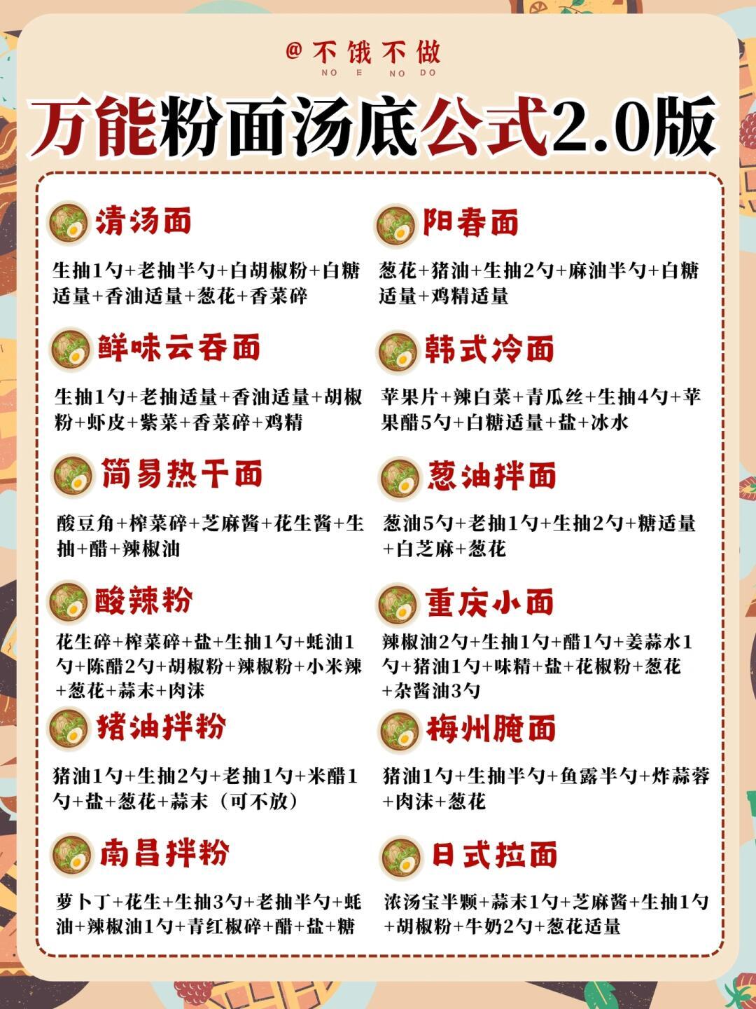 调好后直接把90面条呀,粉呀,饺子09呀啥的放入汤底就可以吃啦!