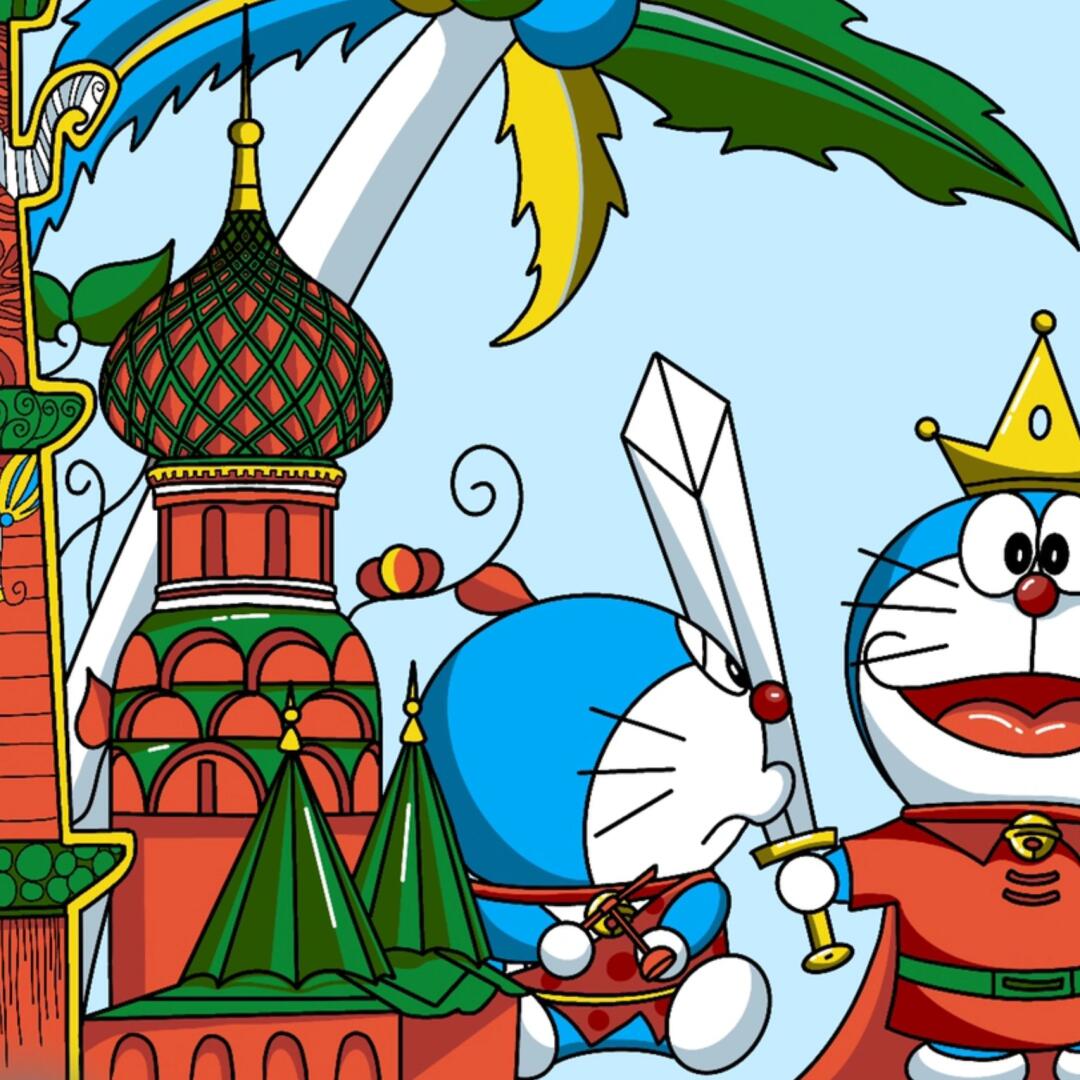 色彩构成 哆啦a梦带你五一梦游