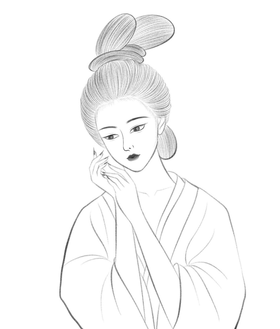 明代女子发型合集