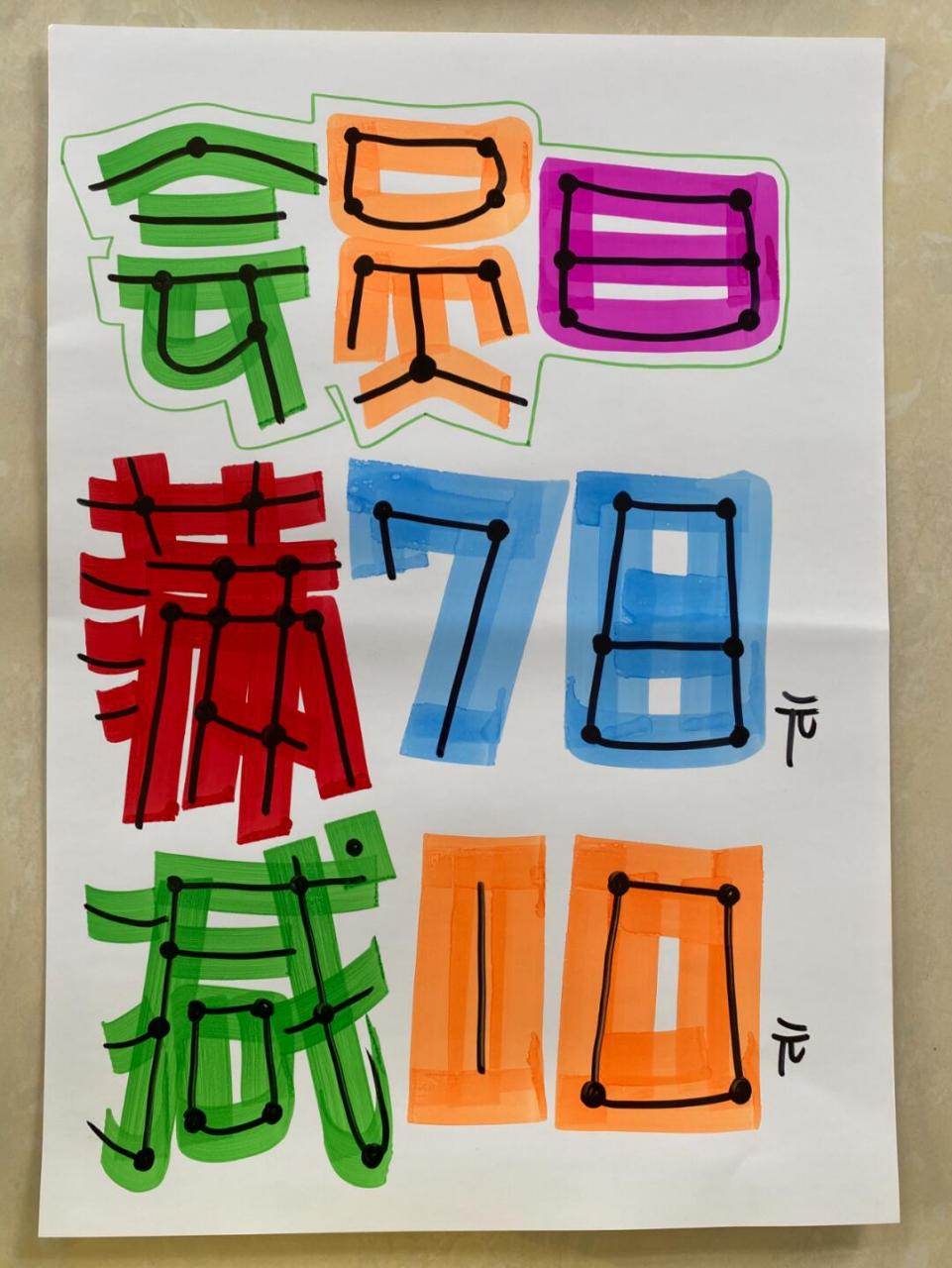 【教学步骤】会员满减手绘pop海报02#手绘pop#0202#手绘pop