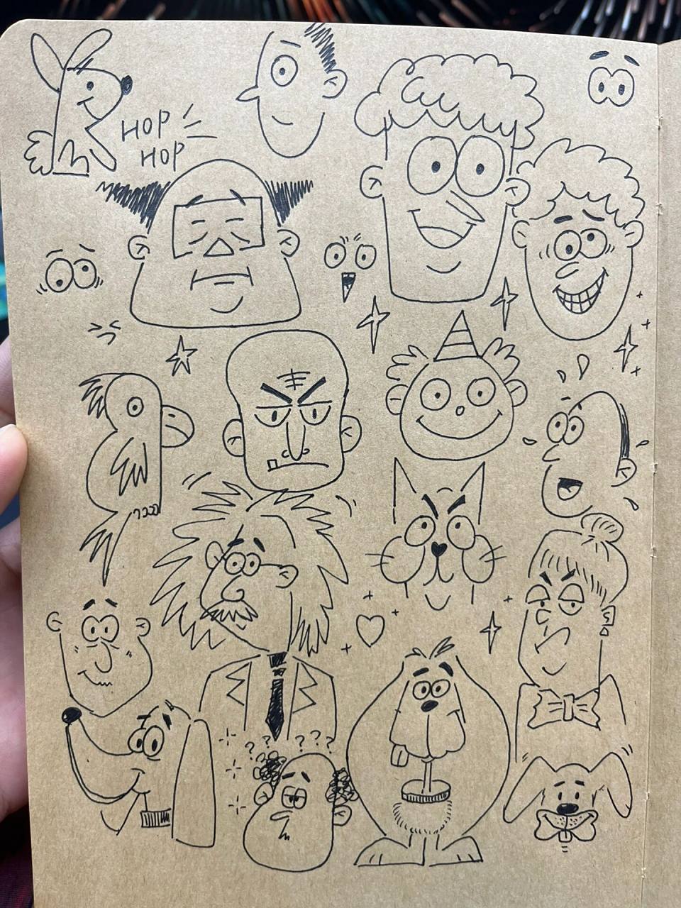 这个美式卡通画风都给我冲～|附步骤 打卡100天午休半小时画画计划