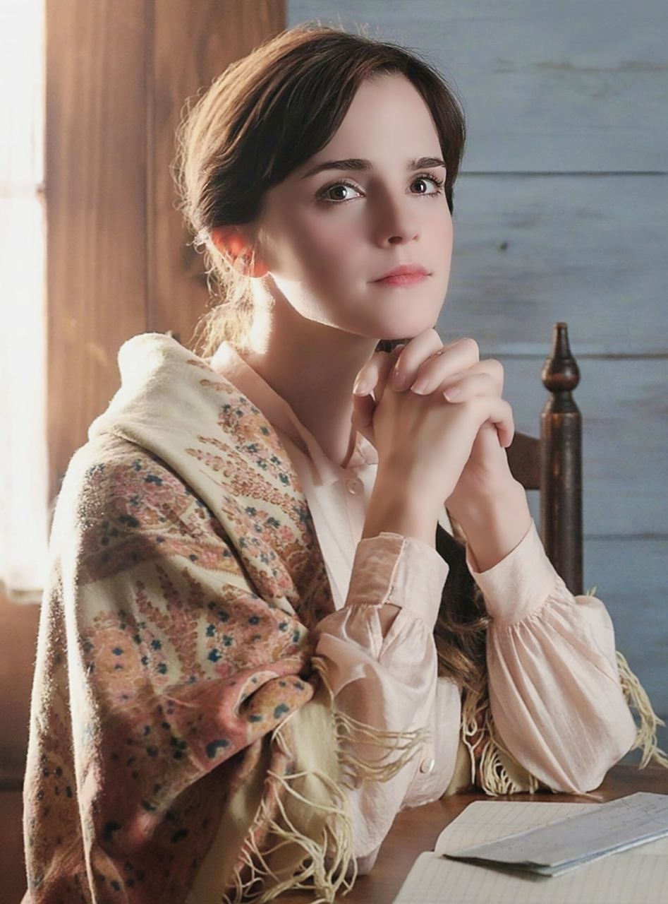 沃特森《小妇人》2019 原图来源于网络,是自己修的图可以当头像可以拿