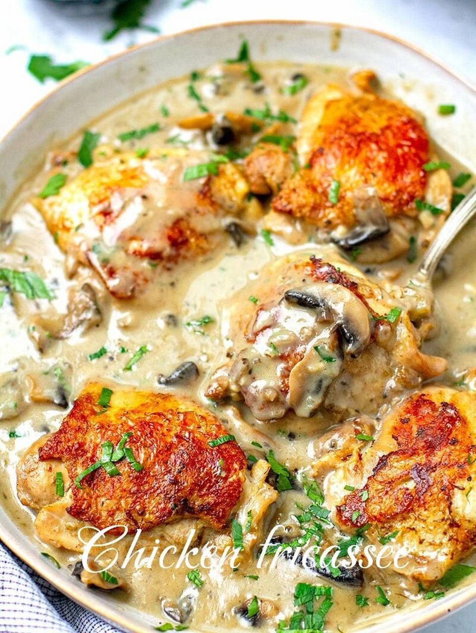 法式白汁烩鸡 | 出自米其林配方96 fricassee或fricassée 是一种