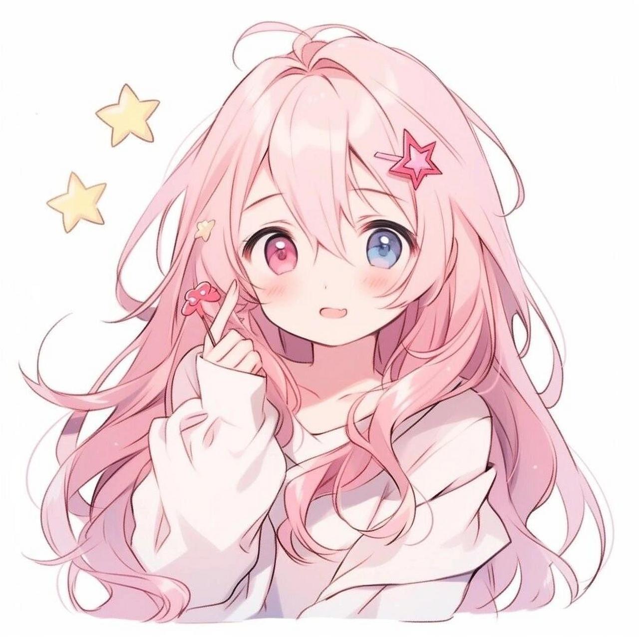 少女心头像# #粉色头像# #二次元头像# #头像# #可爱漫画头像# #保持