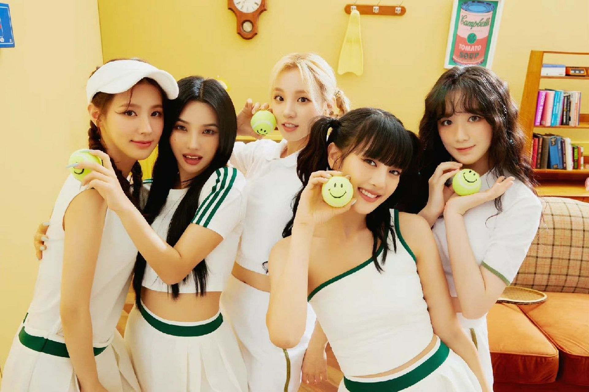 跟着gidle学拍照|五人合影(一) 娃不管是5人合影