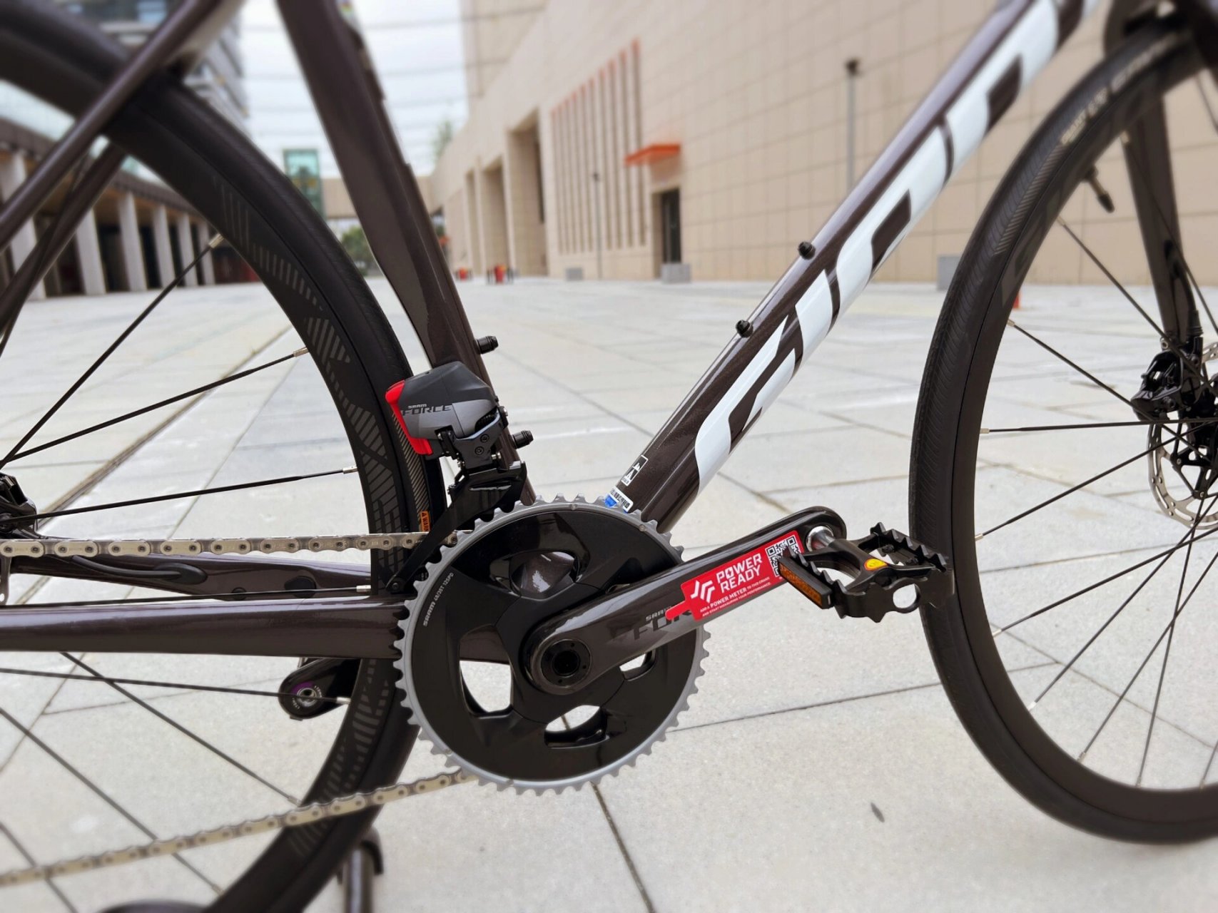 23款 捷安特 tcr adv 0 disc 速联force axs 2×12速 无线电变 油碟大