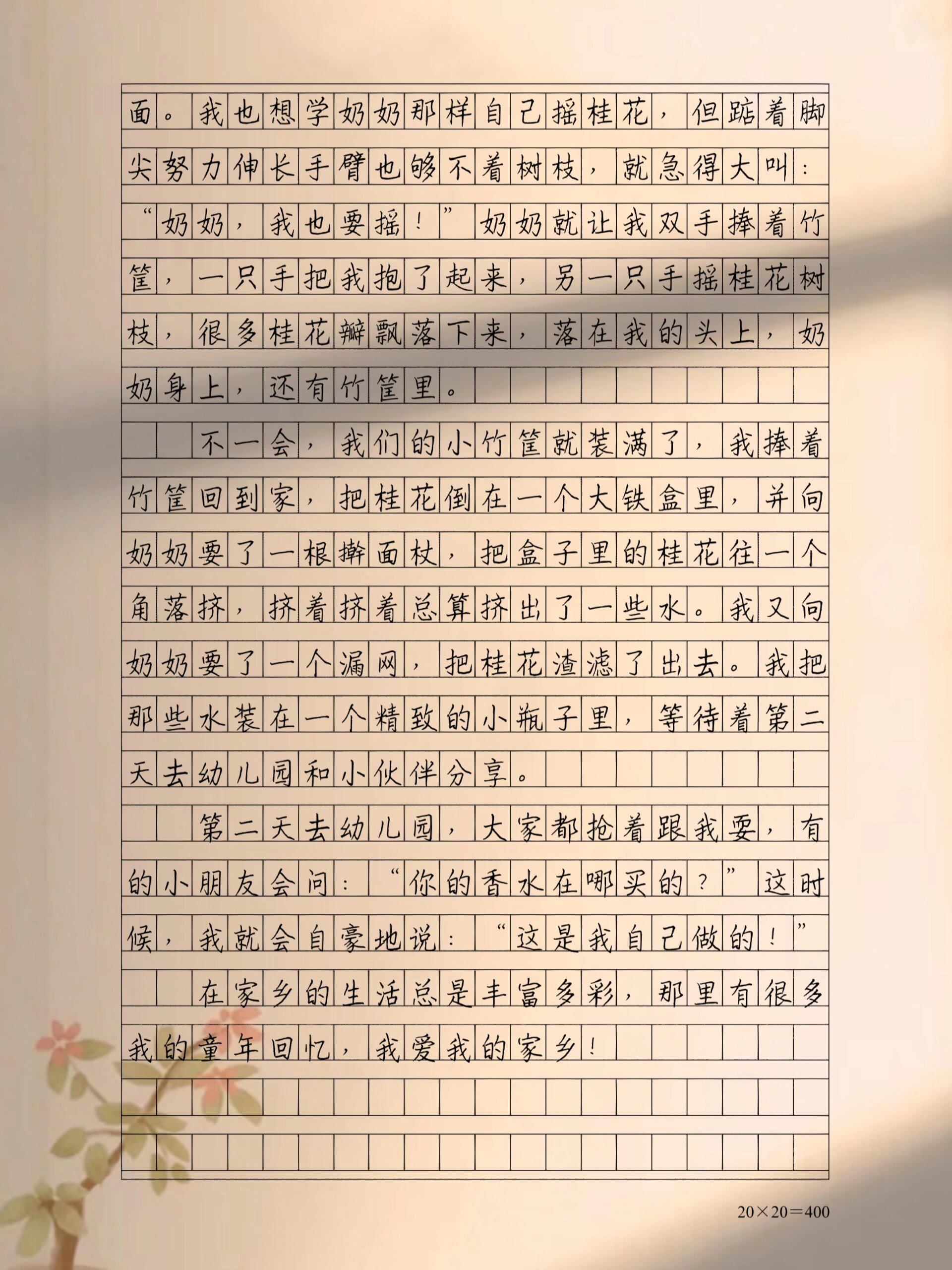 作文我的家乡300字图片