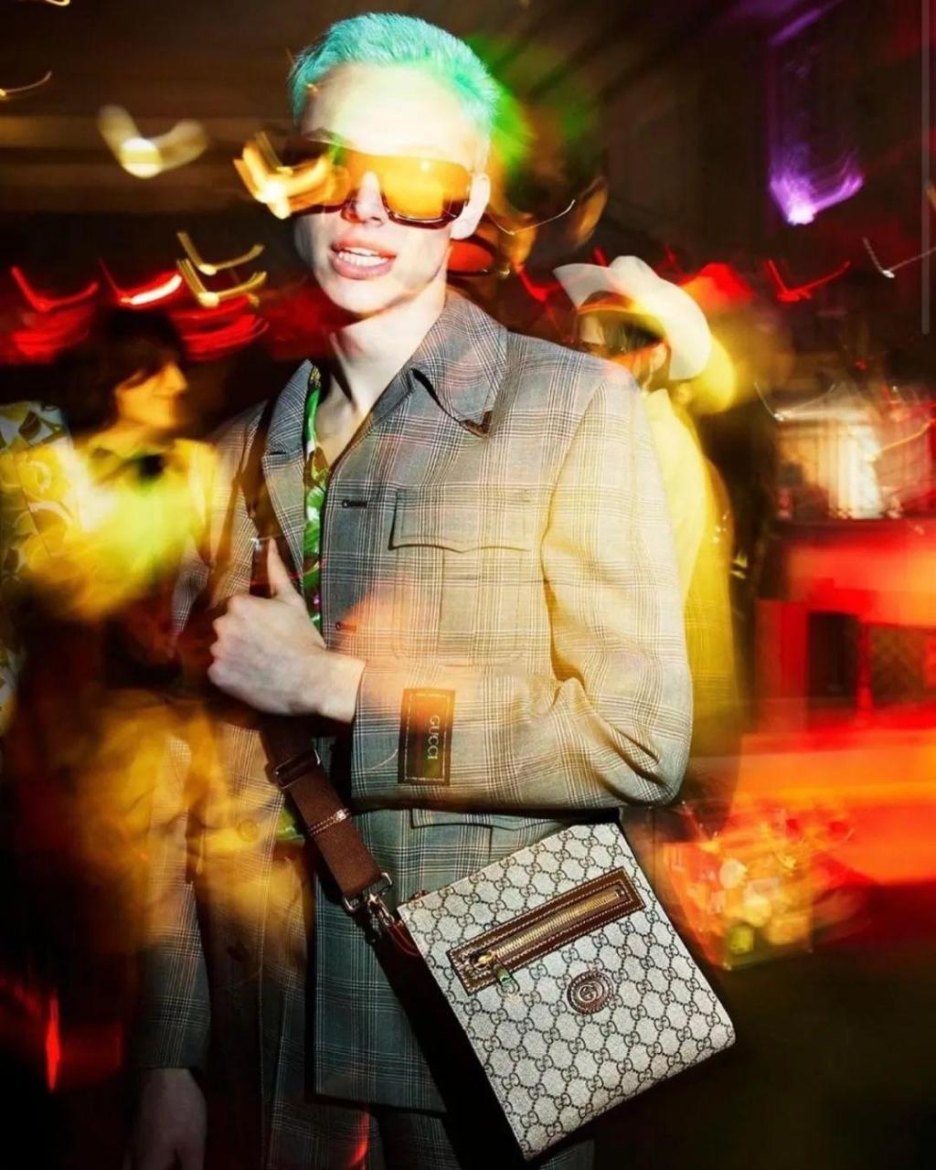 时尚男模 luke clod(卢克·克洛德)再次拍摄意大利时尚品牌古驰 gucci