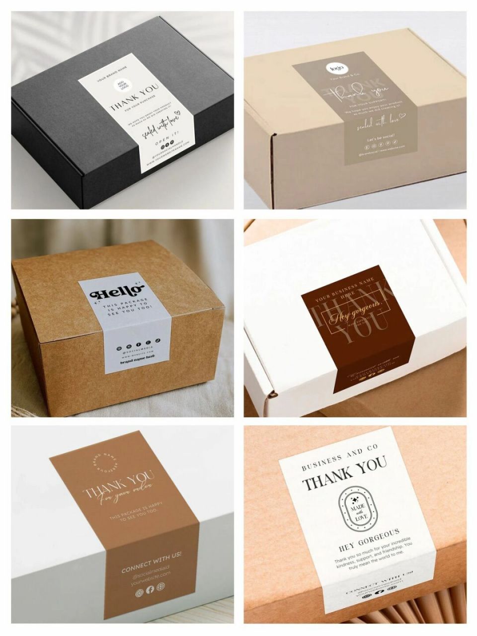 简约标签贴设计盒子包装贴牌标签设计 #标签贴设计