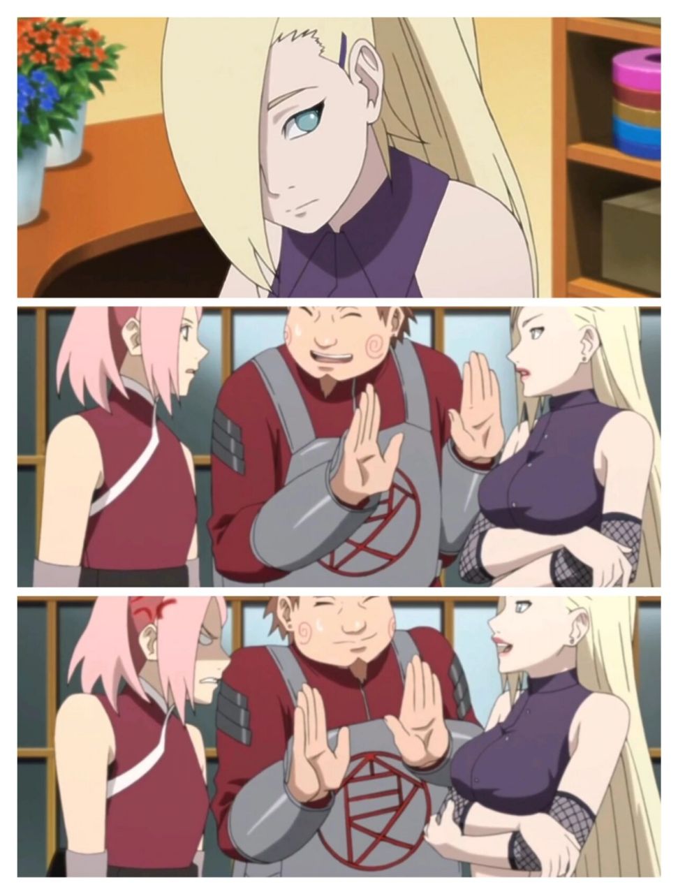 博人传里女性角色的变化 1.