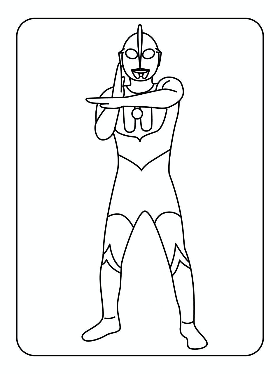 奥特曼幼儿涂色简笔画素材 100张 用绘画的方式培养孩子的想象力,快乐