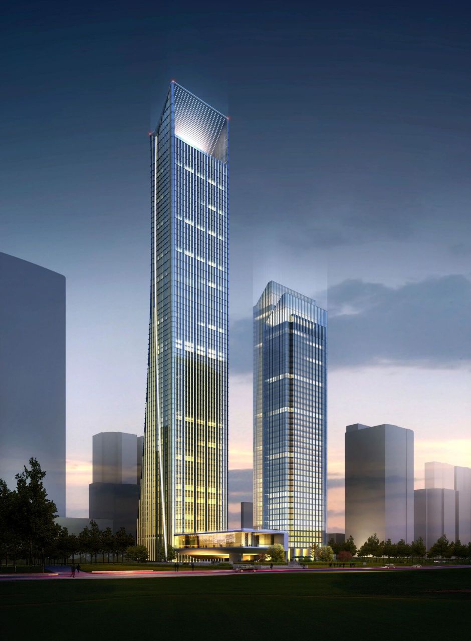 202295地标超高层进度篇(2)青岛深蓝中心 项目名称:绿城·深蓝中心