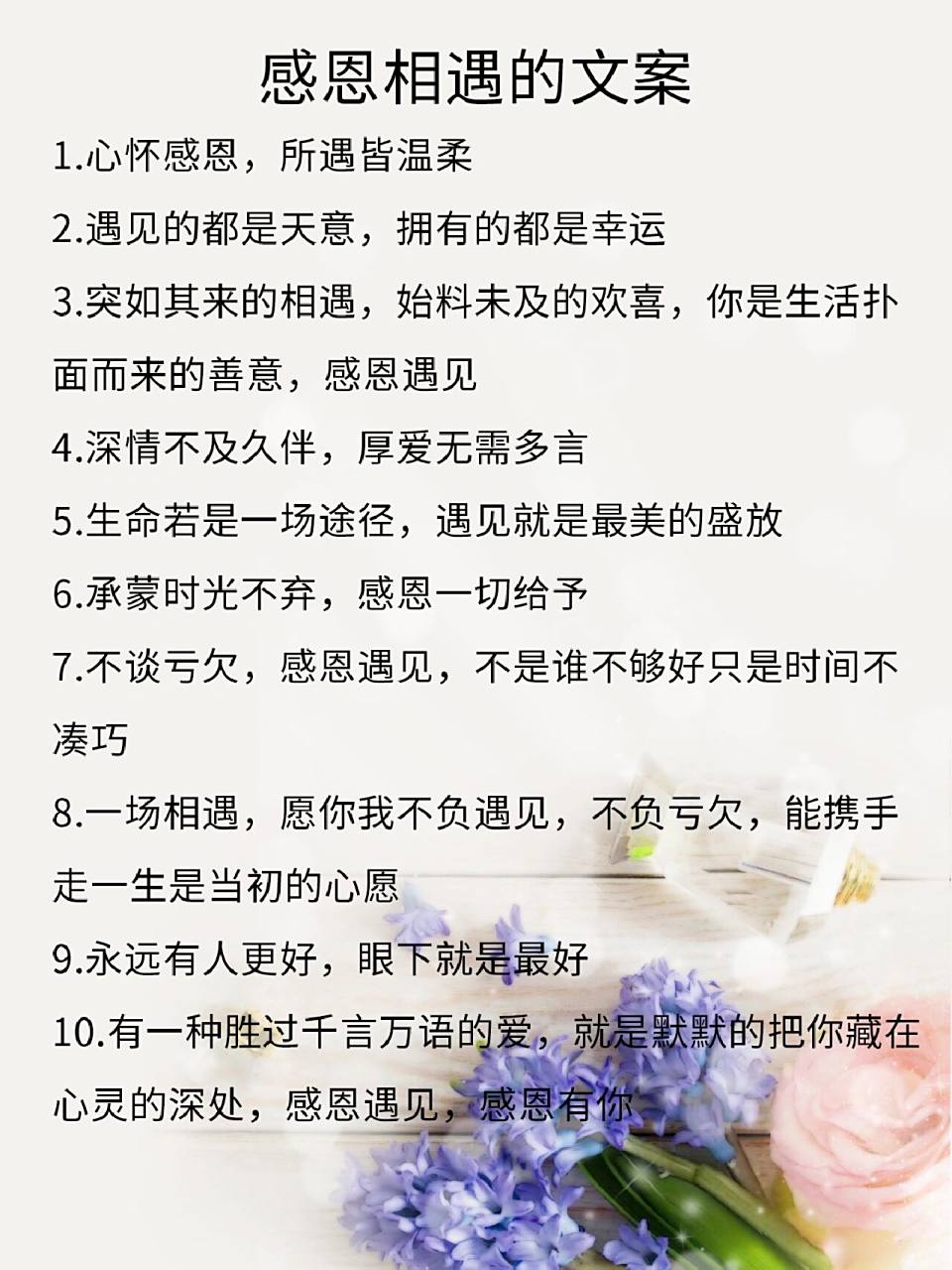 突如其来的相遇,始料未及的欢喜,你是生活扑 面而来的善意,感恩遇见 4