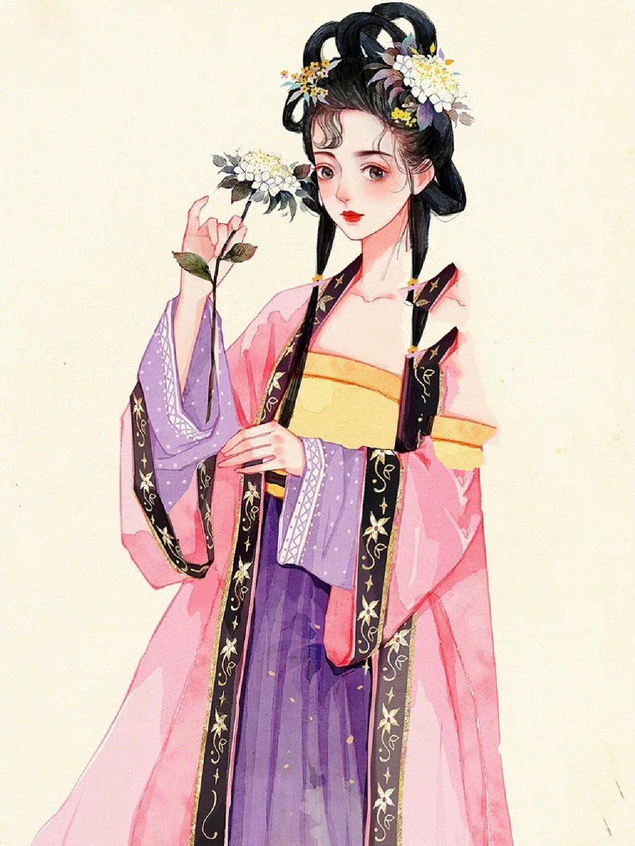 素材积累|古代女子服饰衣服名字参考(2