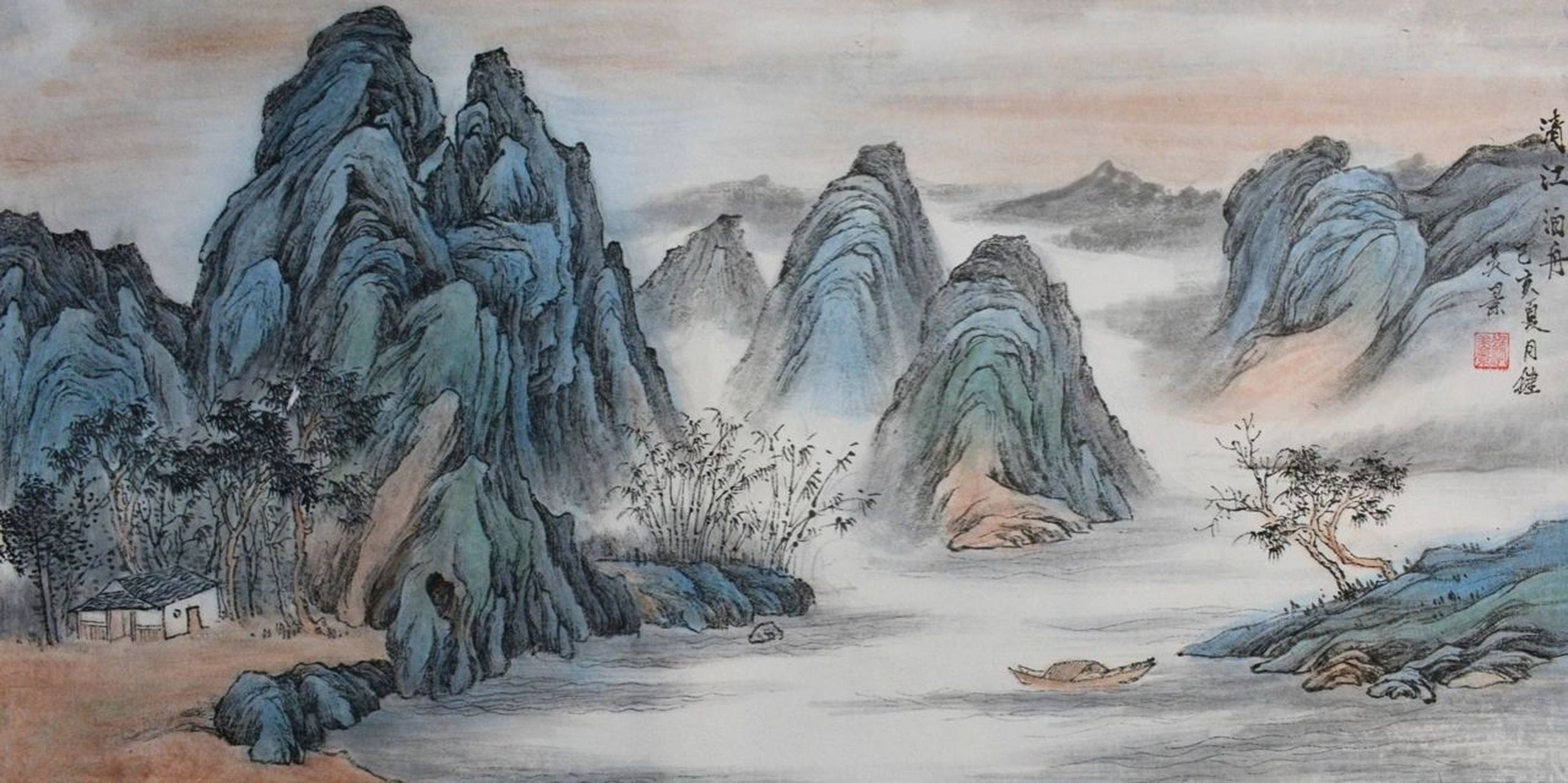 用英语介绍中国—国画 chinese painting chinese painting is one of