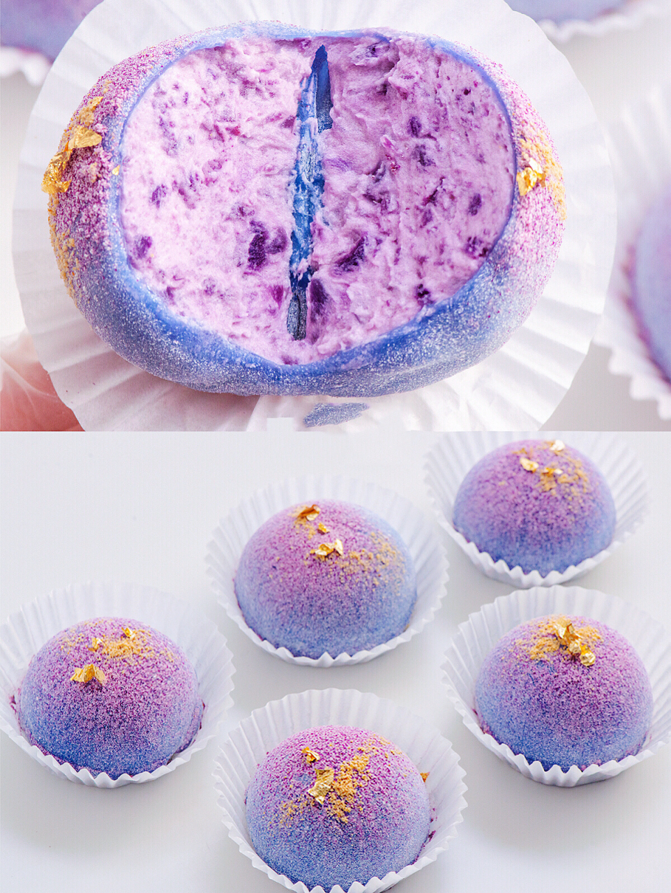 详细教程6015有颜有料超好吃96星空雪媚娘 高颜值少女心甜品