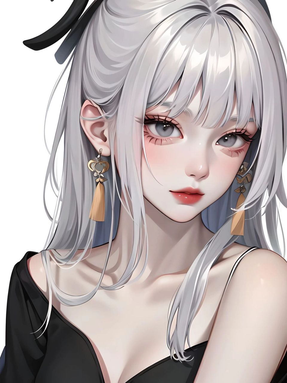 银发少女|清冷孤傲少女风 好喜欢少女这种清冷的孤寂空灵感