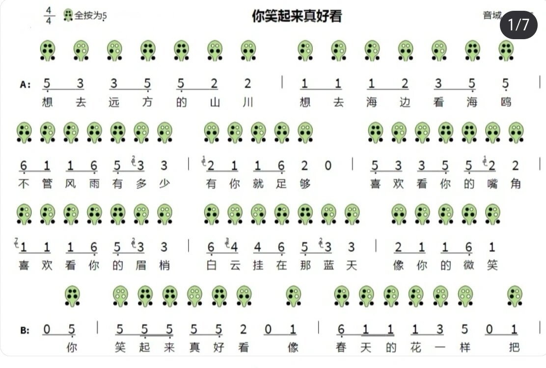 六孔陶笛