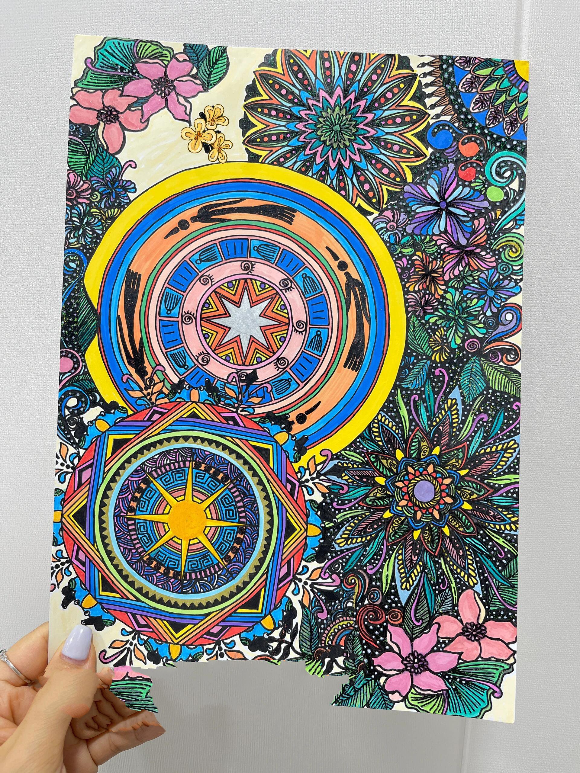 壮族三月三壮锦作业完成✅    三月三又要到了,学校作业也到了,参考