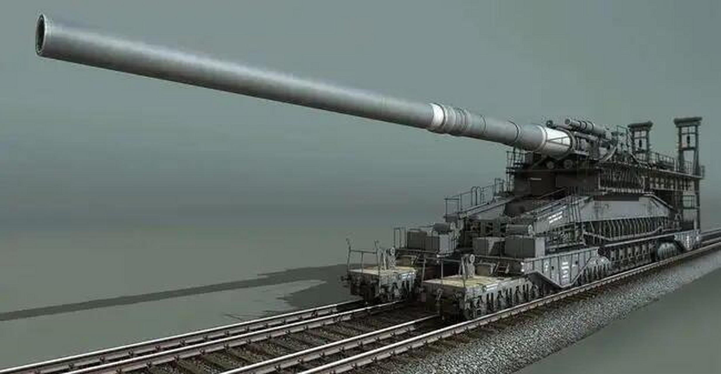 古斯塔夫列车炮(德文:schwerer gustav,意为:重炮古斯塔夫 别称:多拉