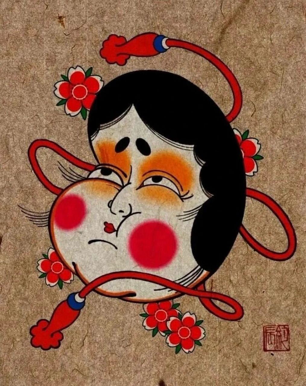 阿多福纹身手稿 日式老传统小图,阿多福纹身手稿