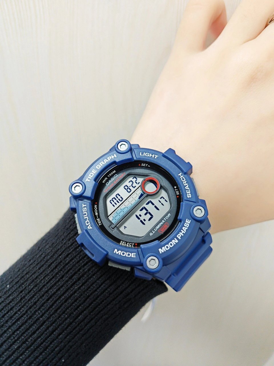 卡西欧手表 特价促销中 卡西歐casio運動膠錶ws-1300h-1a/2a/8a 60