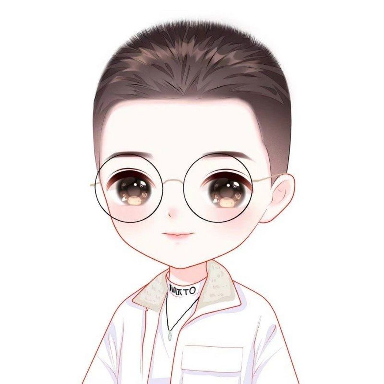 可爱阳光 手绘的男生卡通头像,每一张都是独一无二