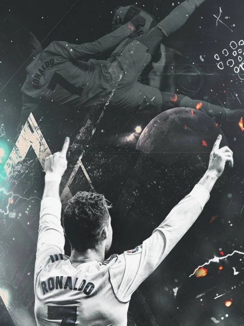 c罗高清壁纸 每一张都可以用做头像,太帅了