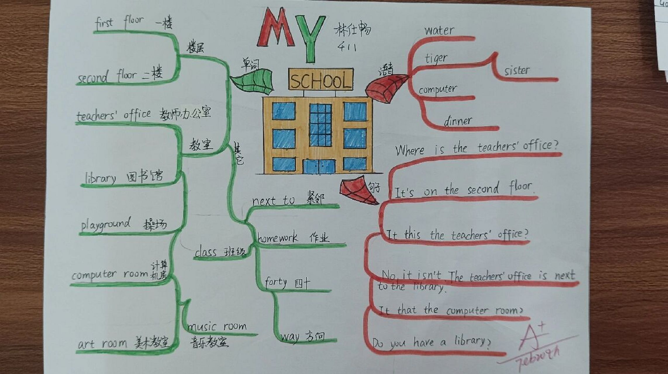 myschool思维导图简单图片